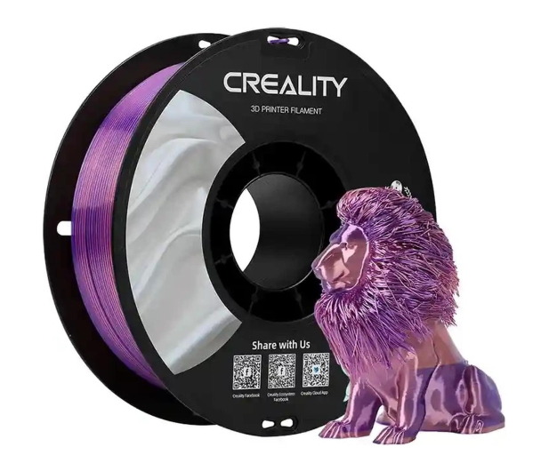CREALITY Filament CR-Silk PLA (Różowo-fioletowy) - 1340710 - zdjęcie
